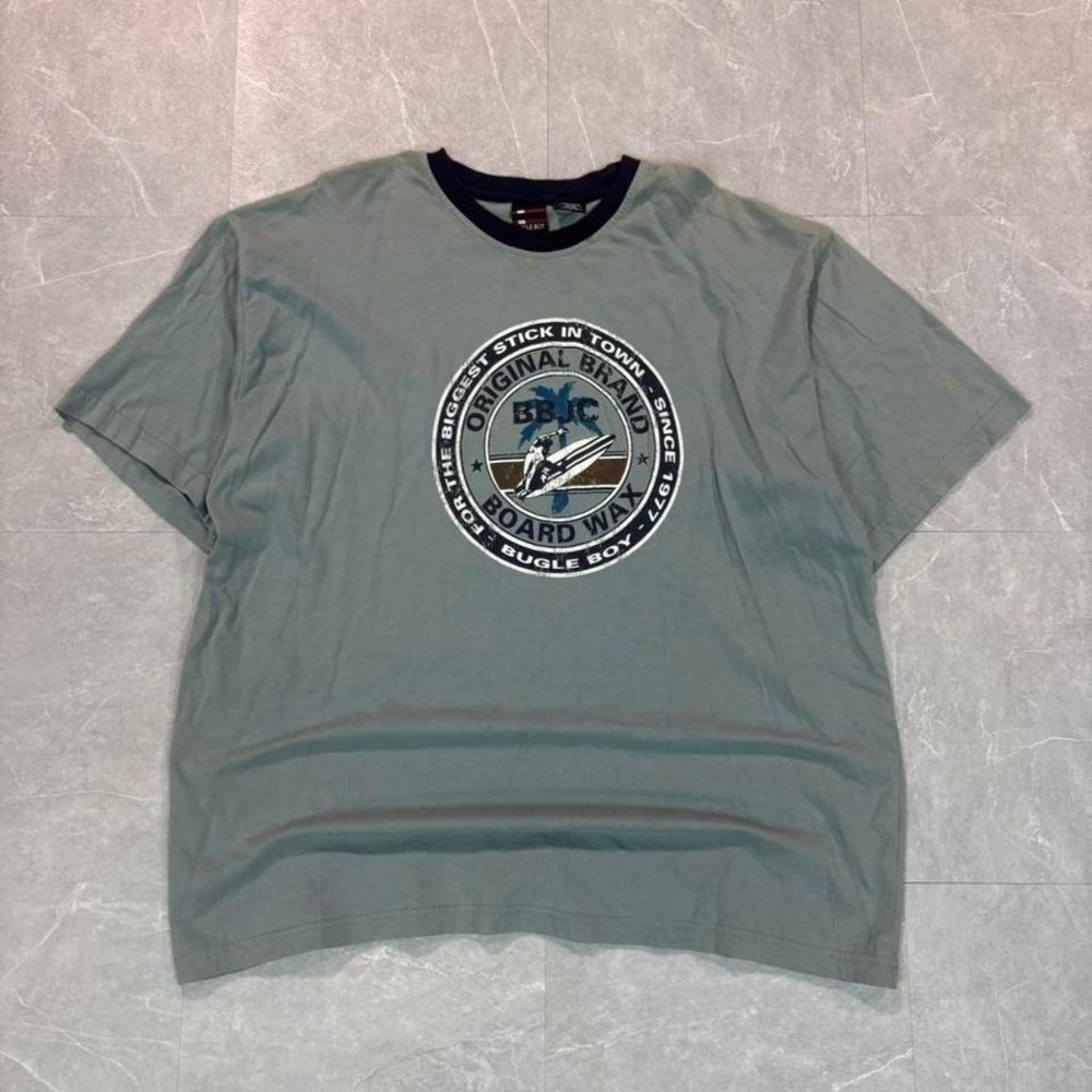 Y2K‎ Bugle Boy blue graphic tee Size XL #skater #graphictee